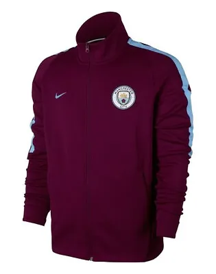 Women's Lady Nike N98 Fc Manchester City 2017/2018 Football Soccer Jacket Size M • $69.99