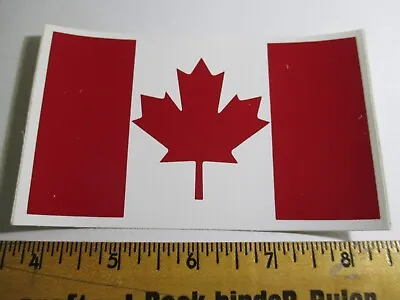 Canadian Flag Sticker Maple Leaf Flag From Sea To Sea  5 X 3 Inches • $2.50