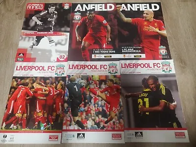 6 Official Liverpool FC UEFA Europa League Program - European Programs • $28