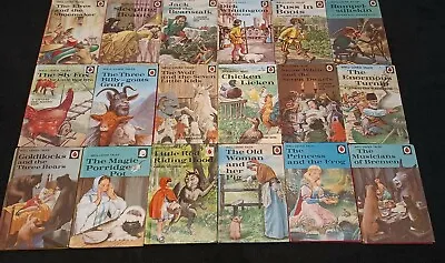 18 Ladybird Well Loved Tales - Series 606d - Matching Spines Fairy Tales • £175