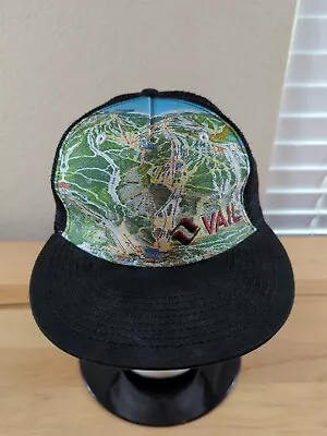 $19.99 • Buy Vail Colorado Ski Trails Map Baseball Hat Strap Back Cap