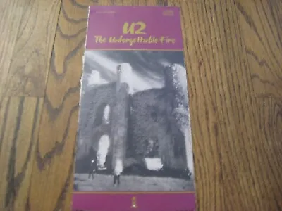U2 The Unforgettable Fire  CD Longbox Cover Art Only - Poster • $10