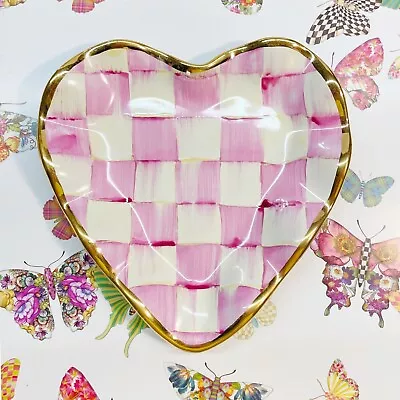 NEW MacKenzie-Childs Hope Heart Plate Limited Edition For Breast Cancer • $120