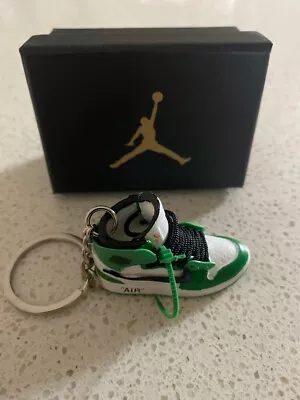 Jordan 1 Retro High Off-white-(oregon Ducks)-3d Sneaker Keychain With Box • $15