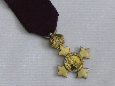 £55 • Buy WWI MBE Sterling Silver Gold Gilt Miniature Medal. 