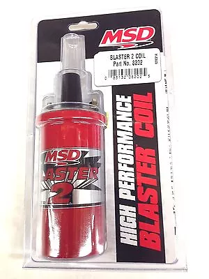 MSD 8202 MSD Ignition Blaster 2 Coil - NEW- 45000 V Oil Filled Round Canister • $71.99