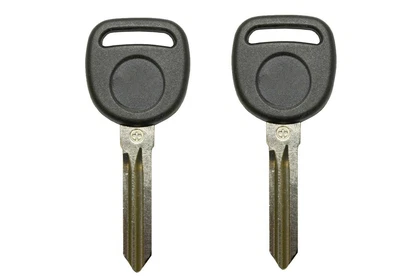$10.35 • Buy 2 New Replacement Transponder Ignition Key Uncut Blade Blank Car Key Chipped