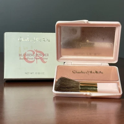 $40 • Buy NOS Vintage Charles Of The Ritz NY Blush Makeup Compact Powder Canyon Rose 60’s