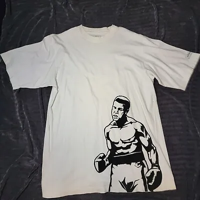 $24.99 • Buy Adidas Muhammad ALI 100% Cotton With Sued Graphic Size L