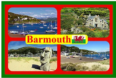 £2.45 • Buy Barmouth, Wales - Souvenir Novelty Fridge Magnet - Sights / Flag / New / Gifts