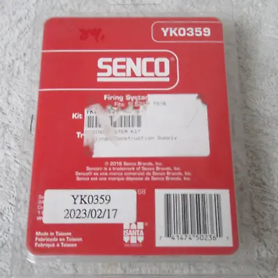 Senco Firing System Kit Yk0359 For Sls25xp • $69.99