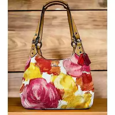 Coach F21897 Ashley Multicolor Floral Hobo Bag        • $120