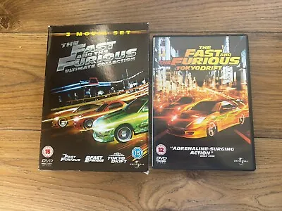 The Fast And The Furious Collection 1-3 (Box Set) With An Extra Tokyo Drift • £5