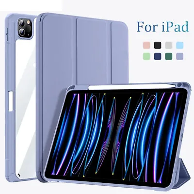 For IPad 7/8/9/10th Generation Air 5 Pro 11 Smart Case Cover With Pencil Holder • £10.40