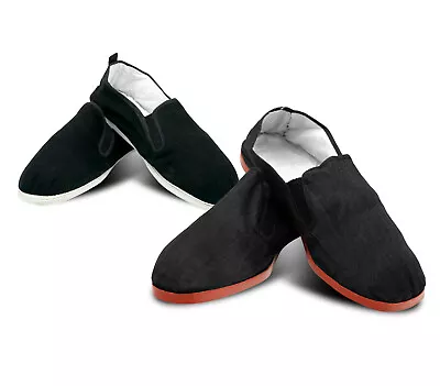 Kung Fu Tai Chi Shoes Martial Arts Rubber/Cotton Sole Slip On Ninja Slippers • $14.99
