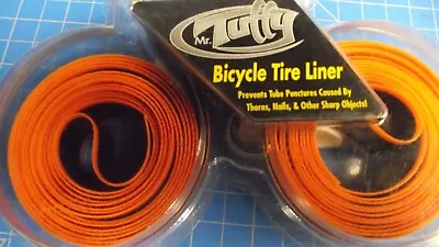 Mr Tuffy Bicycle Tire Liner Orange 700x20-25 27x1 • $14.57