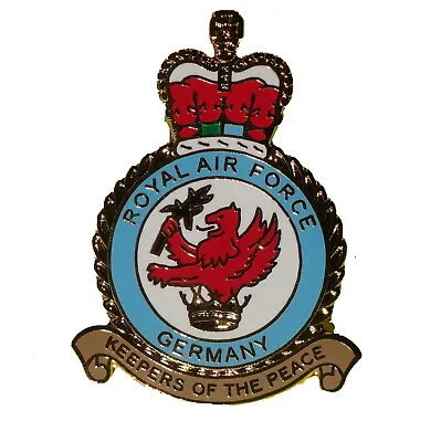 RAF Germany (RAFG) Crest 25mm Pin Badge • £7