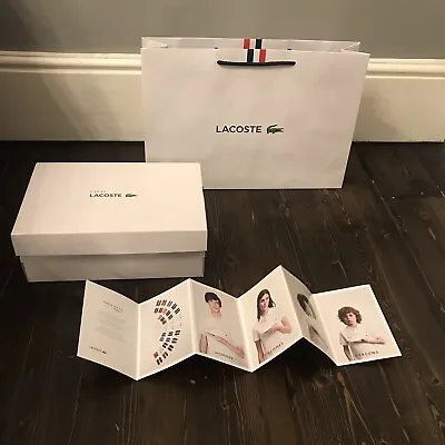 Lacoste L.12.12 Set Of 3: Shoe Box Gift Bag & Leaflet  • £17.50
