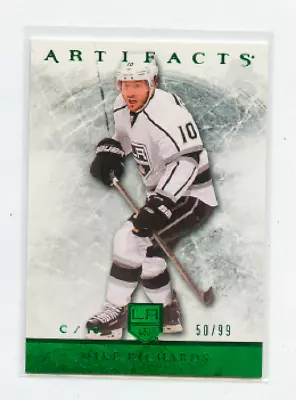 2012-13 Artifacts Green # 64 Mike Richards  Kings 50/99 • $1.79