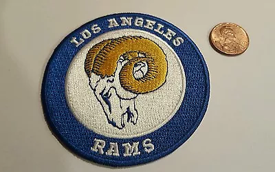 LA Los Angeles RAMS EMBROIDERED IRON ON PATCH  3  X 3  NFL  • $6.49