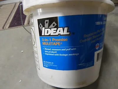 Ideal 31-315 Wire Pulling Tape 100 Feet 1800 Lbs Pull Strength W/ Measurements • $19.99