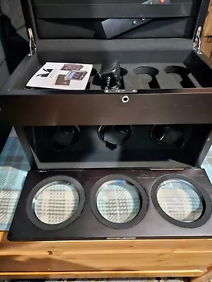 VOLTA Automatic 3 Triple Watch Winder (Rustic Brown 31-560031) - New (open Box) • $259.99