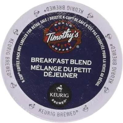 96/pack Breakfast Blend Light Roast Coffee K Cups Pods For Keurig • $30.99