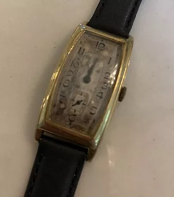 Vintage RARE  Art Deco Carlisle  Hamilton Men's Watch 14K Gold Filled - AS IS • $135