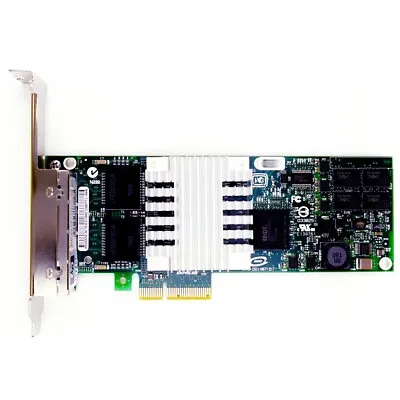 Intel Pro 1000PT Quad Port RJ45 - 1Gbps Full Height PCIe-x4 NIC • £34