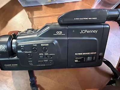 Vintage JCPenney 686-6204 8MM CCD Video Camcorder No Battery Charger • $26
