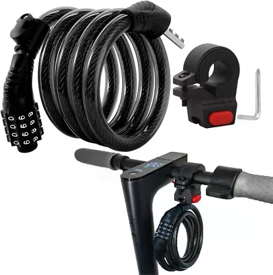 E Scooter LockBike Lock Combination Lock Cable Compatible For Xiaomi M365/Max/G • $9.99