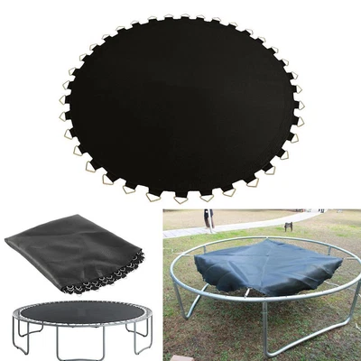 6ft 8ft 10ft 12ft Trampoline Mat Replacement Bed Jumping Pad Black Trampolinemat • £25.60