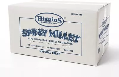 Higgins Spray Millet Bird Treats 5 Pounds Single Ingredient • $62.85