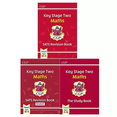 £18.99 • Buy New KS2 Maths SATS Revision Book - Ages 10-11 3 Books Collection Set NEW