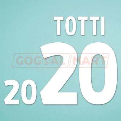 Totti #20 EURO 2000 Italy Homekit Nameset Printing • £13.19