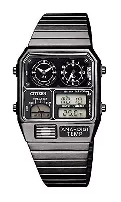 CITIZEN ANA-DIGI TEMP Reprint Model Watch Black JG2105-93E • $424.83