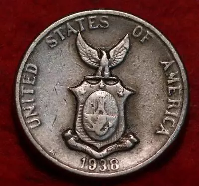 1938 Philippines 5 Centavos Nickel Foreign Coin • $0.99