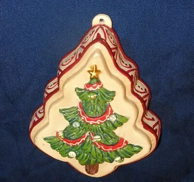 Christmas Ornament ~ Tree Shaped Cake Mold *euc • $9.95