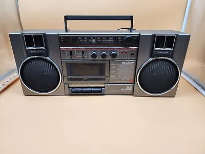 Sharp GF-A1 Vintage Retro Boombox AM/FM Radio With Cassette Tested & Works • $161.92
