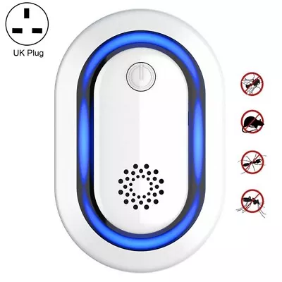 1 Pack Ultrasonic Pest Control Repeller UK Plug-in Reject Rat Mouse Mice Spider • £10.29