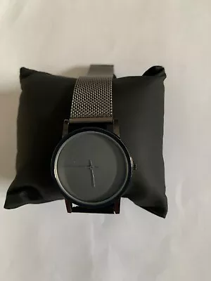 Gents  Watch Philippe Pechard Grey Scan Watch  With Mesh Strap & Logo • £8.99