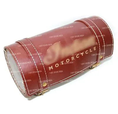 Tool Roll Bag For Indian Motorcycle Engraved Oxblood Red Leather • $69.45