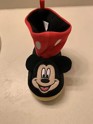 Disney Mickey Mouse Slippers Size 9-10 • $10.99