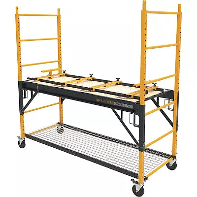 Metaltech 4-in-1 6ft. Scaffold Bench 1100-Lb. Capacity Model# I-CISCMT • $349.99