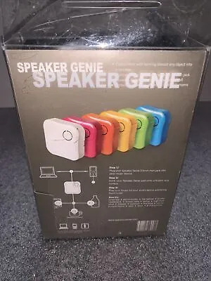 Speaker Genie Vibration Speaker Turn Anything Into A Speaker White • $7.50