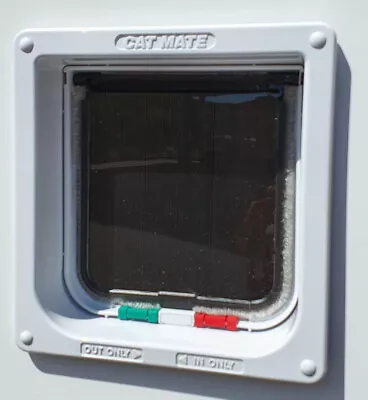 £97.98 • Buy White PVC UPVC Door Replacement Panels With Built In Cat/Dog Flap 