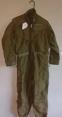 Vintage 1960’s Vietnam Era US ARMY Flight Suit Size 38 S Green Coveralls • $85