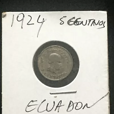 Ecuador 1924 5 Centavos A216 • $55