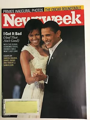 Private Inaugural Photos Barack & Michelle Obama Newsweek Back Issue Feb 2 2009 • $9.99