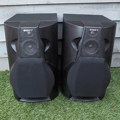 £45.99 • Buy Sony SS-L80 HiFi Stereo Matching Pair Of Speakers 6 Ohm's | Black